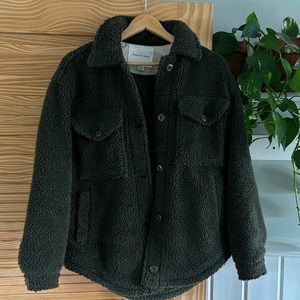American Eagle Sherpa Shacket